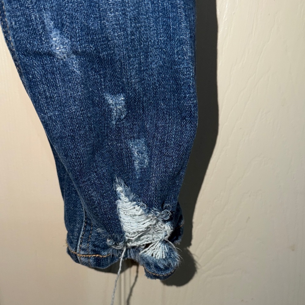 KanCan Dark Blue Distressed Boyfriend Jeans - Picture 6 of 9